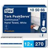 Tork Premium PeakServe 
Continuous Hand Towel, 270/bdl 
- (3240/cs)